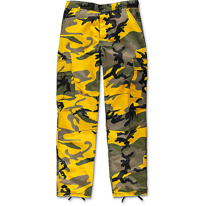 Men's cargo pants with modern camouflage design Lune London