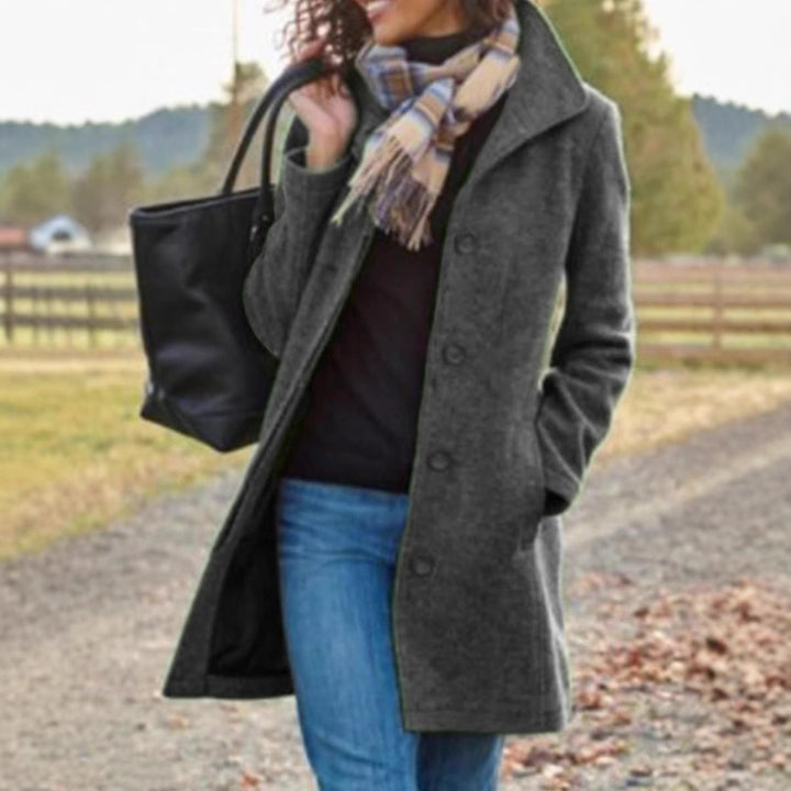 Ladies elegant wool coat Amarae