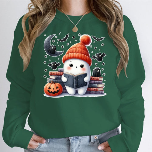 Women's sweatshirt with playful Halloween motif and high-quality material Amarae