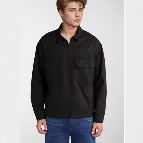 Casual utility jacket for men with practical chest pockets Amarae
