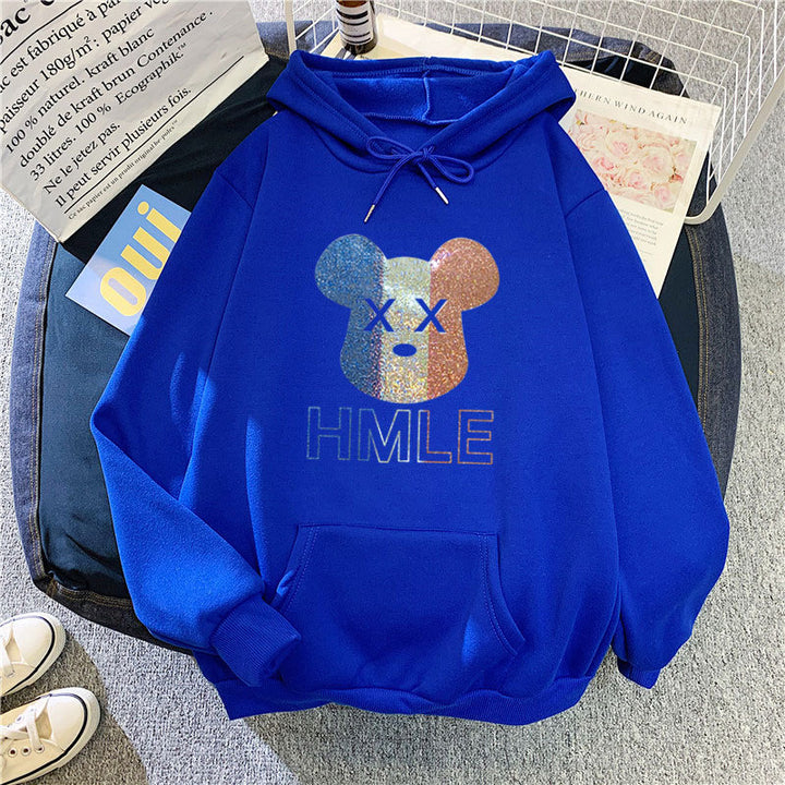 Women's hoodie with artistic bear motif Chic & Stil