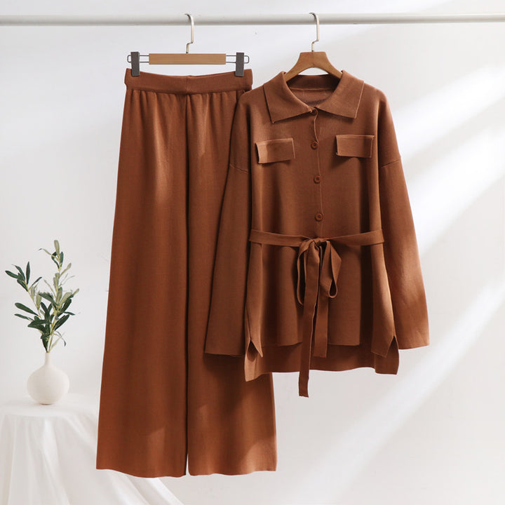 Two-piece comfortable set for women with drawstring and casual fit Lune London