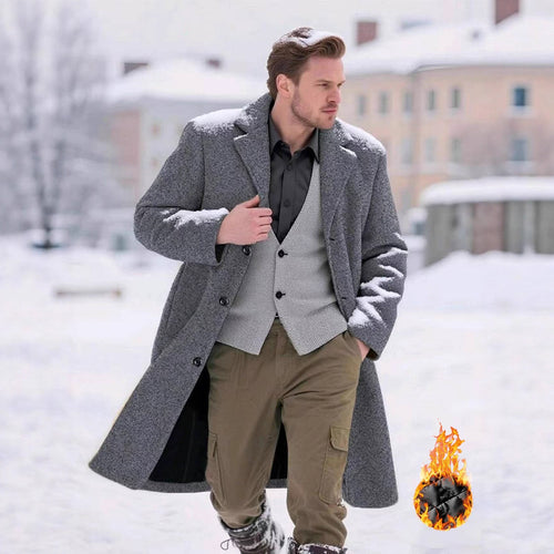 Classic wool coat for men Amarae