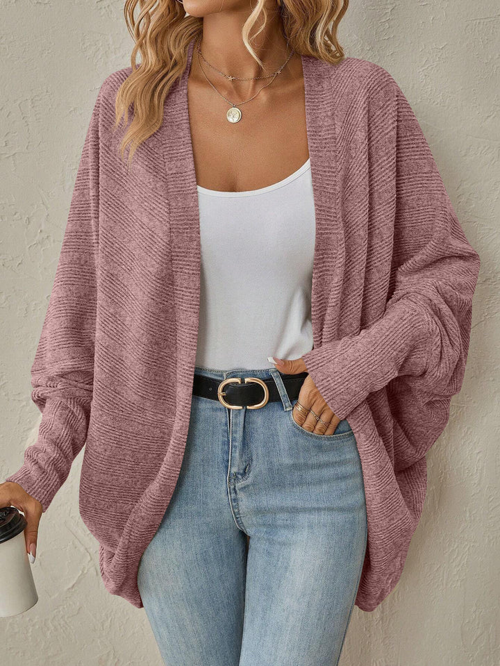 Casual knitted jacket for women with a relaxed fit and wide sleeves Lune London