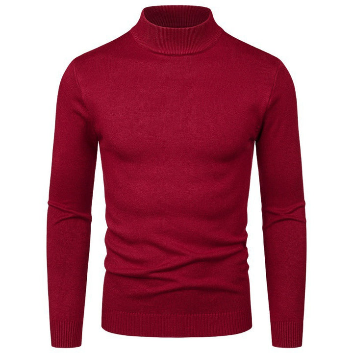 Elegant turtleneck sweater for men in fine cotton blend Lune London