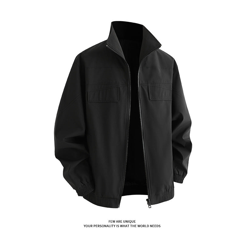 Leisure jacket for men with practical pockets and high collar Lune London