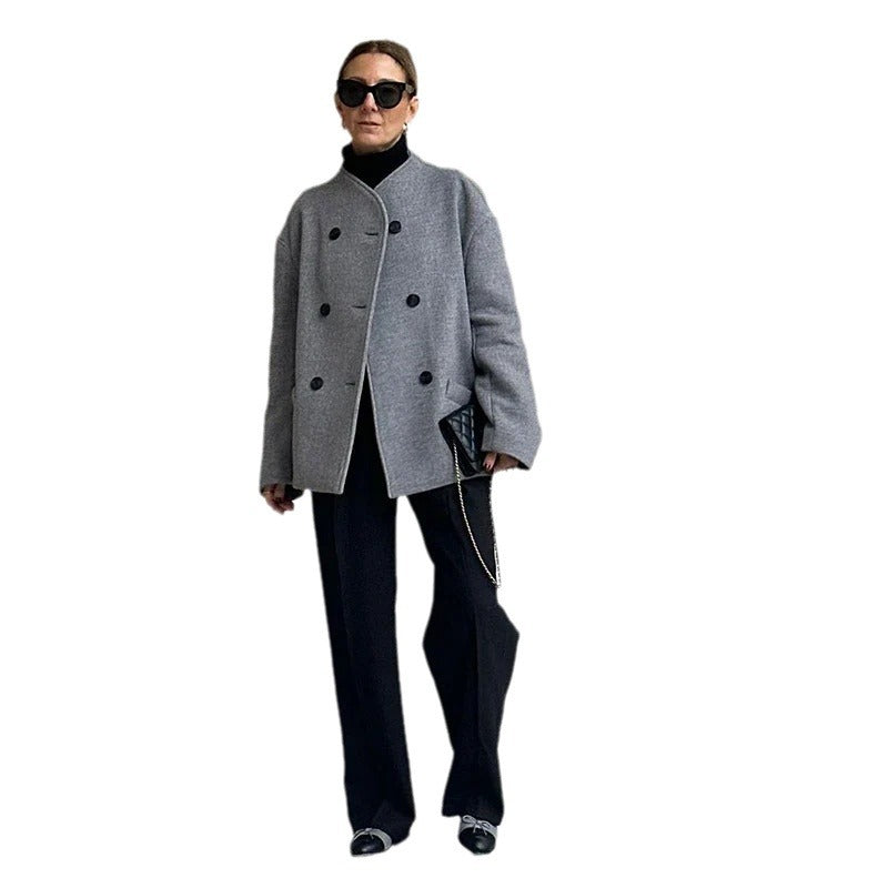 Women's Chic and Stylish Oversized Wool Jacket