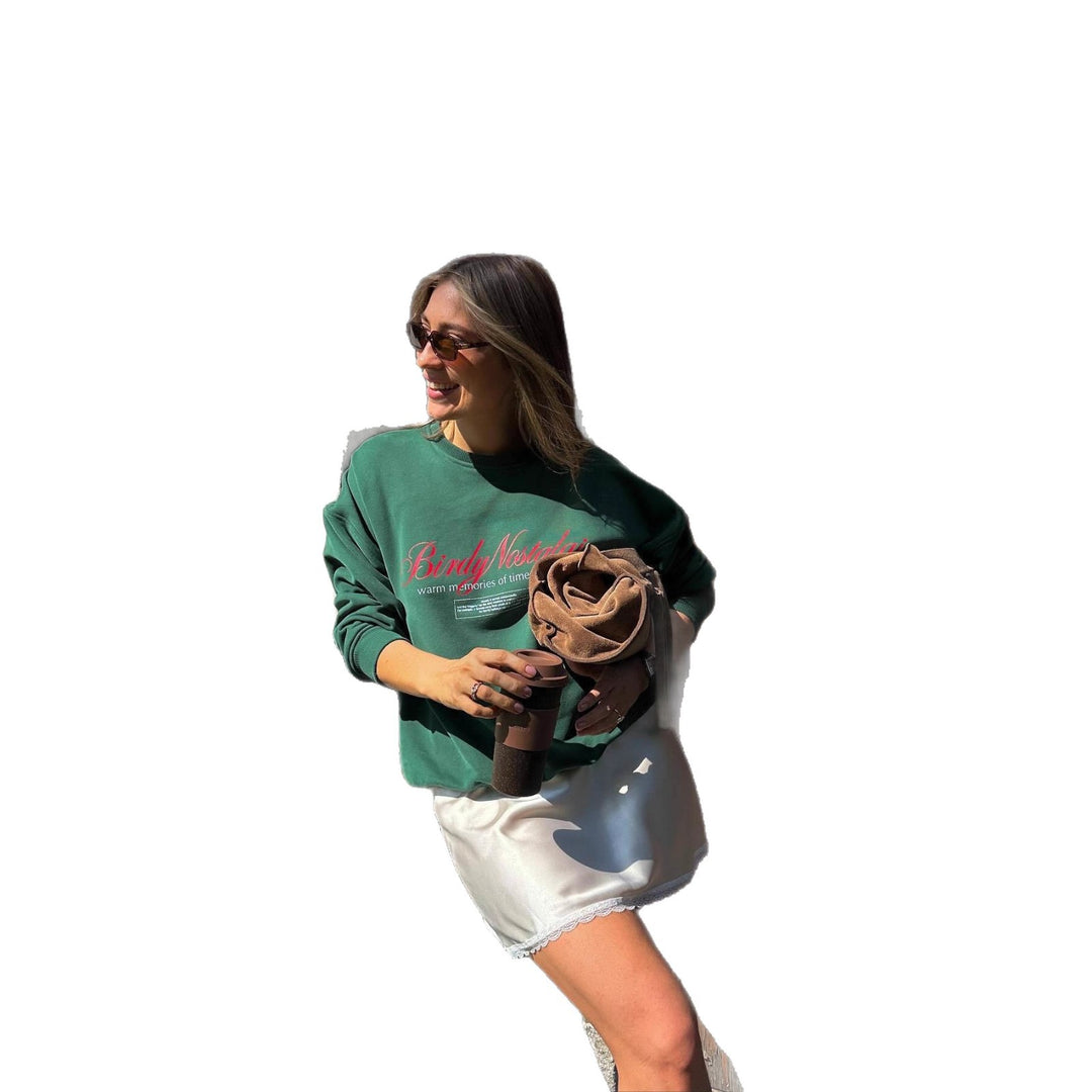 Ladies casual sweatshirt with creative print and pleasant comfort Lune London