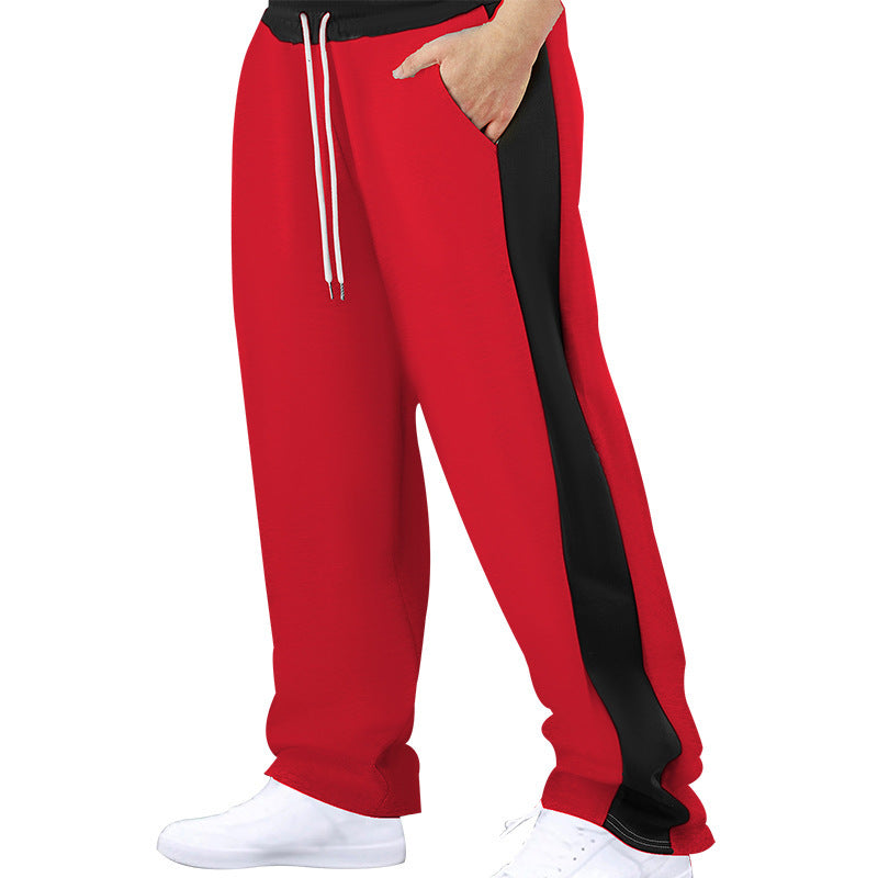 Lune London men's athletic leisure pants with side stripes