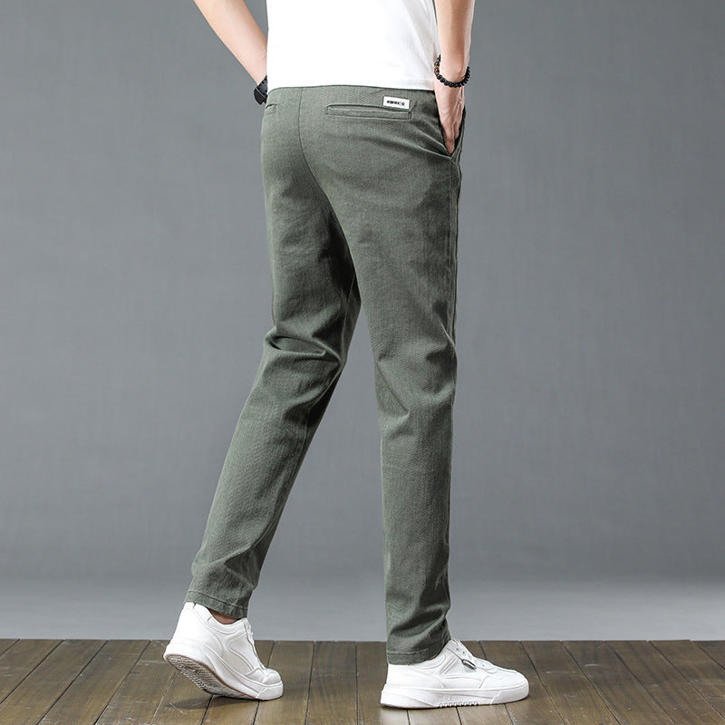 Casual cotton pants for men with adjustable waist and practical pockets Lune London