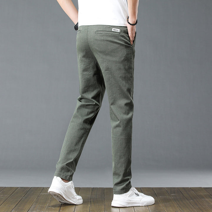 Casual cotton pants for men with adjustable waist and practical pockets Lune London