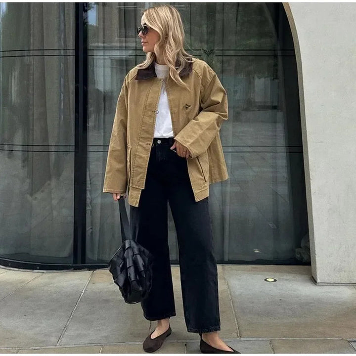 Ladies Comfortable Cotton Jacket Lune London