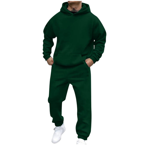 Men's casual hoodie tracksuit with oversized fit and practical pockets Amarae