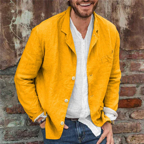 Amarae | - Lightweight cotton blazer for men: Comfort and style