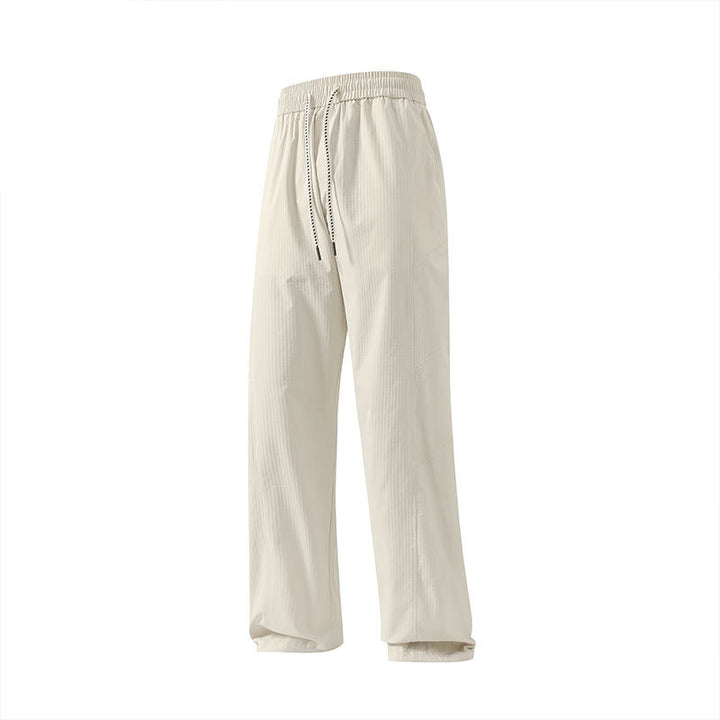 Pantalon de sport respirant pour hommes avec taille ajustable et poches zippées latérales Lune London