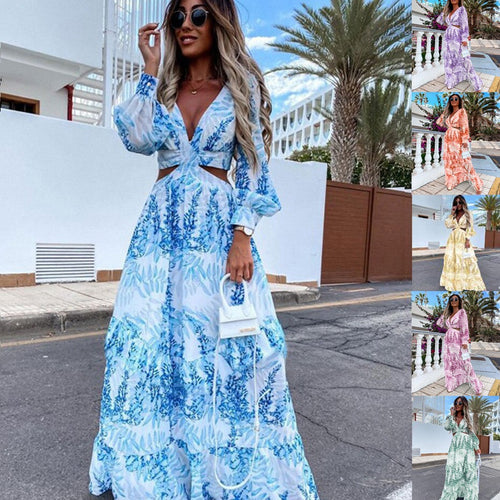 Chic Bohemian Maxi Dress for Women