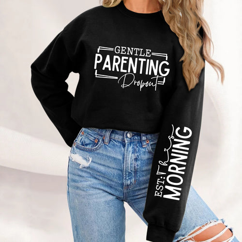 Sweat-shirt pour femmes avec motif parenté unique imprimé et coupe décontractée Chic & Stil