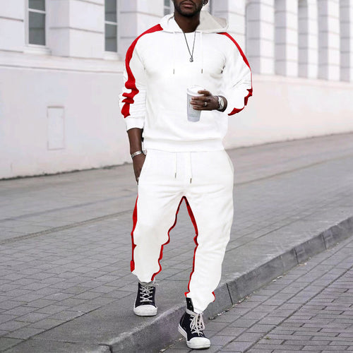 Men's sporty jogging jacket with contrasting side elements Amarae