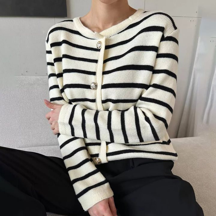 Women striped cardigan Lune London