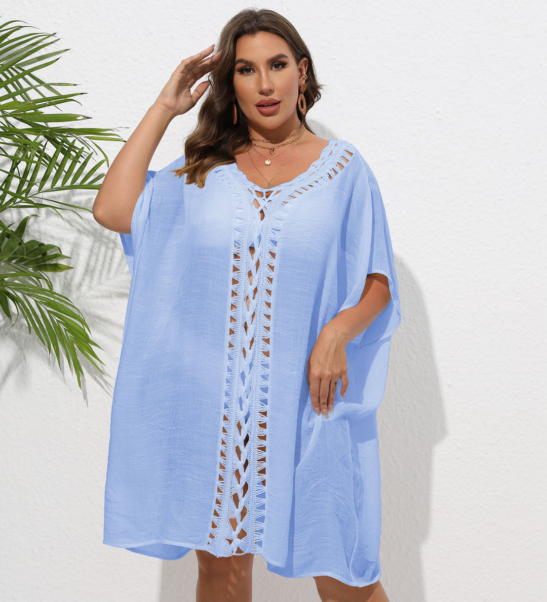 Ladies Light Beach Kaftan Cover-up Lune London