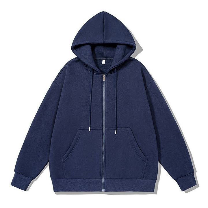 Women's zip hoodie with practical pockets and soft inner lining Chic & Stil