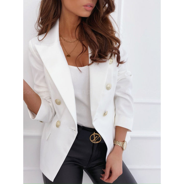 Women's jacket with double-breasted and elegant lapel Lune London