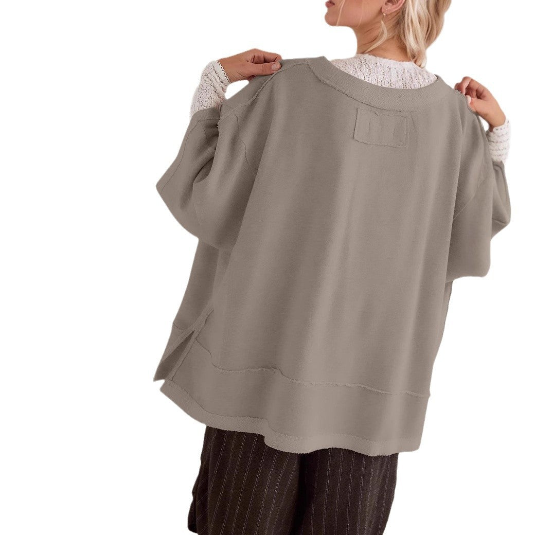 Oversized sweatshirt for women with fluid fit Lune London