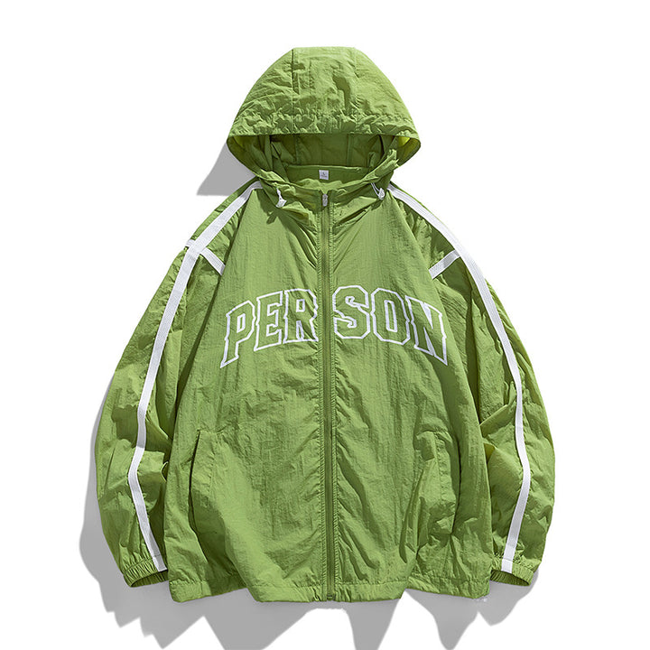 Casual windbreaker jacket for men with adjustable hood Amarae