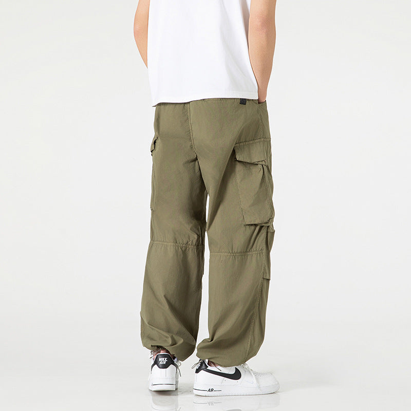 Multifunctional cargo pants for men with practical side pockets Lune London