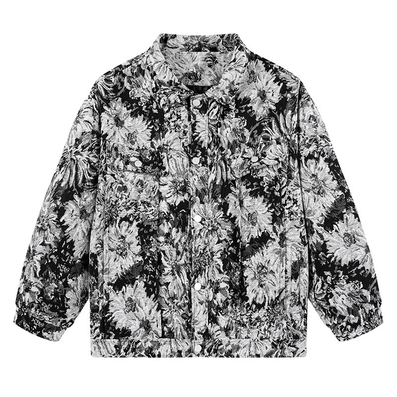Lune London floral pattern women's bomber jacket
