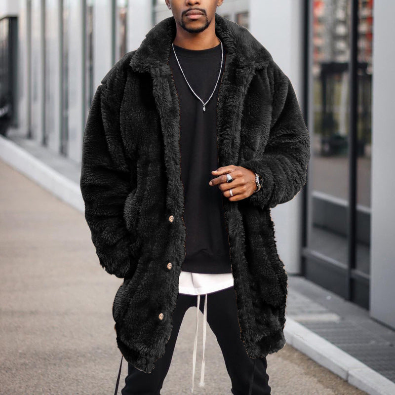 Men's Fashionable Teddy Jacket with Zippable Pockets and High Thermal Insulation Lune London