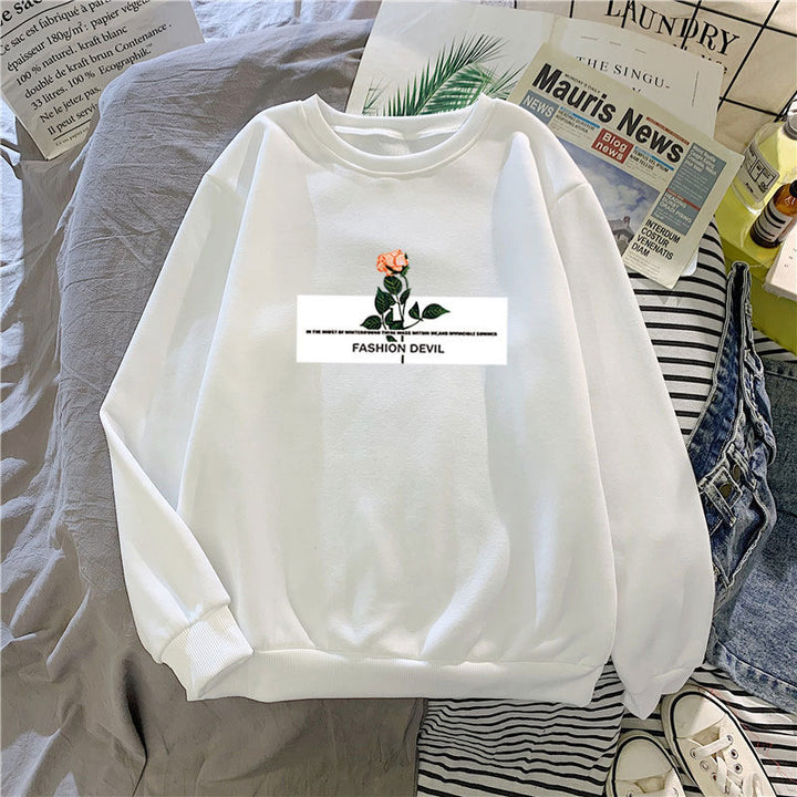 Women’s sweatshirt with floral motif Chic & Stil