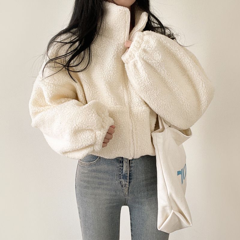 Women Oversized Fleece Jacket Chic & Stil