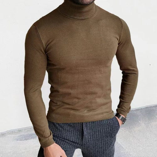 Men's Turtleneck Sweater Made Of High-Quality Cotton with A Pleasant Wearing Feel Amarae