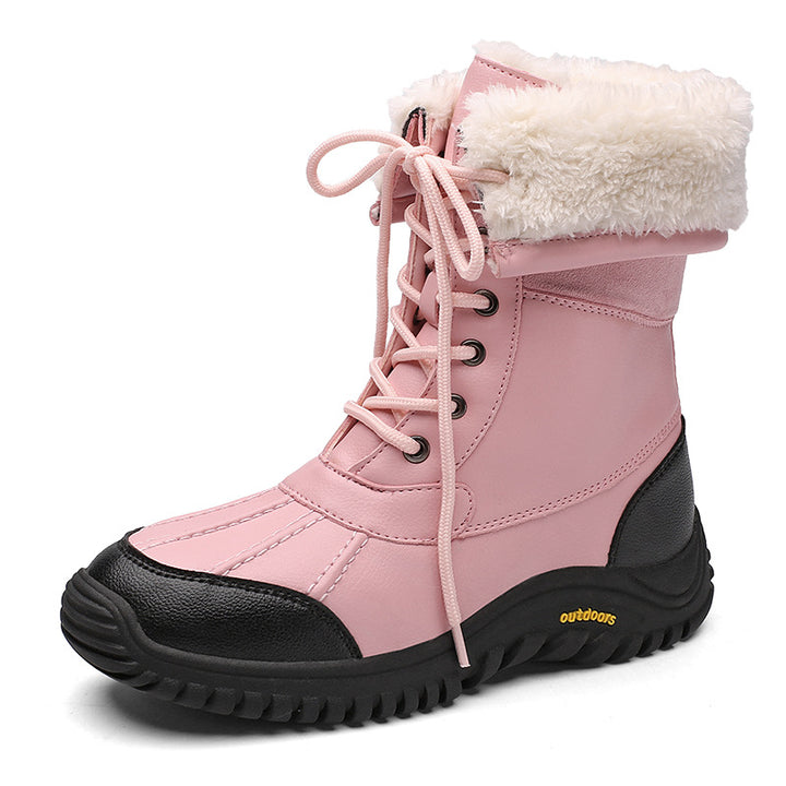 Women's winter boots with insulating lining and anti-slip rubber sole Lune London