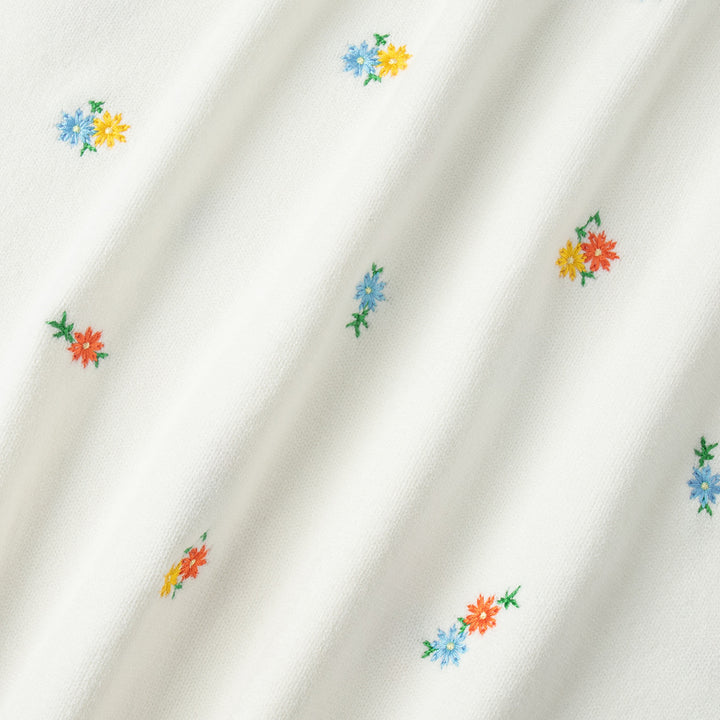 Robe en coton doux pour femmes avec motif fleuri et taille élastique Chic & Stil