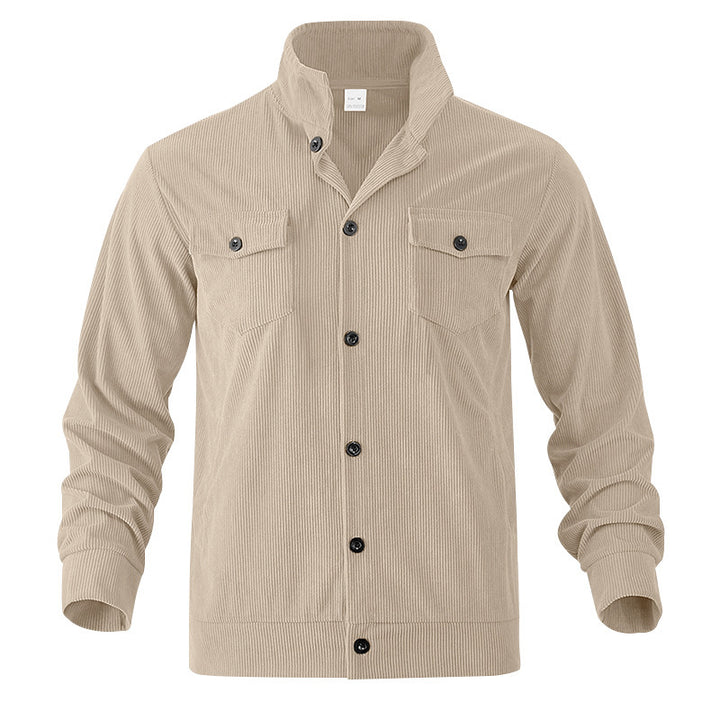 Men's casual cord jacket with practical chest pockets Chic and style