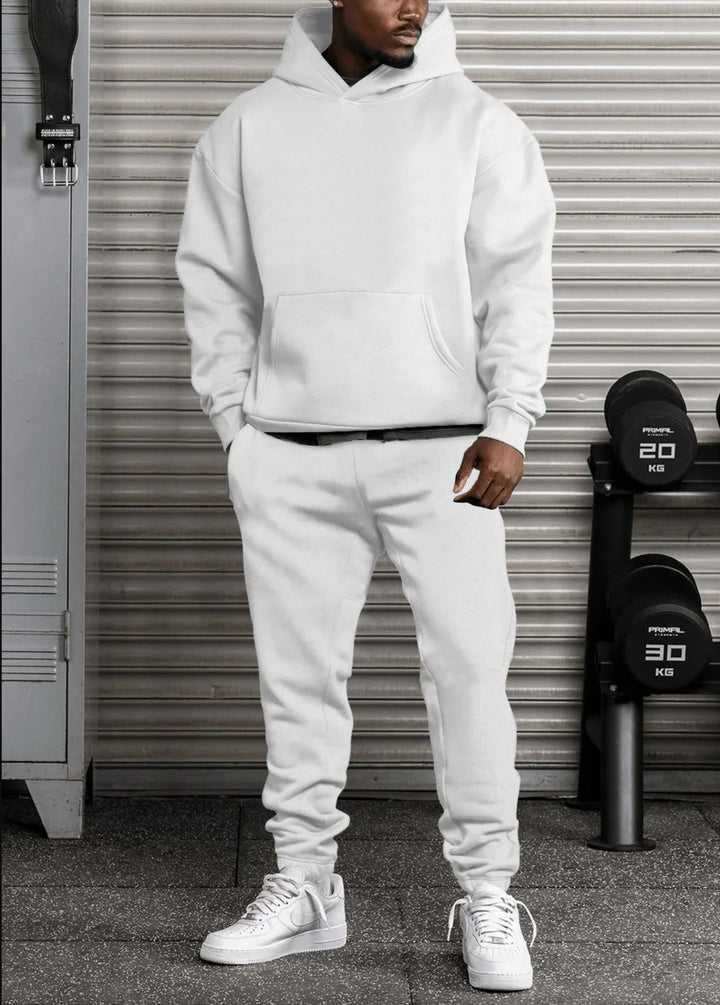 Men's casual hoodie tracksuit with oversized fit and practical pockets Lune London