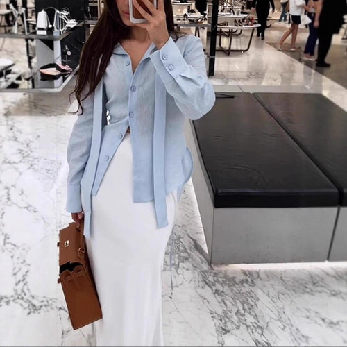 Blouse Élégante pour Femmes avec Ceinture Chic Chic & Stil