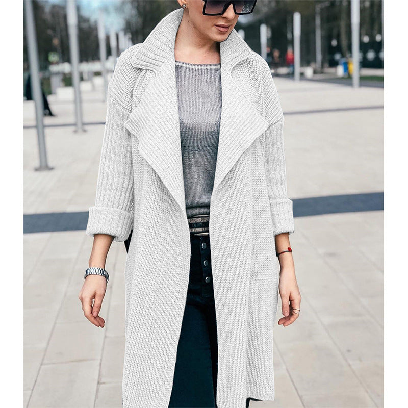 Lune London oversized knit coat for women