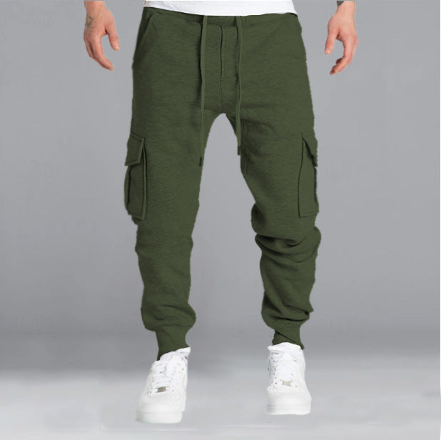 Men's cargo jogging pants with side pockets and adjustable waist Chic and Style