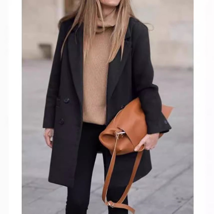 Elegant wool coat for women Amarae