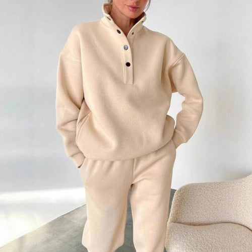 Women comfortable and stylish hoodie with snap button closure Amarae