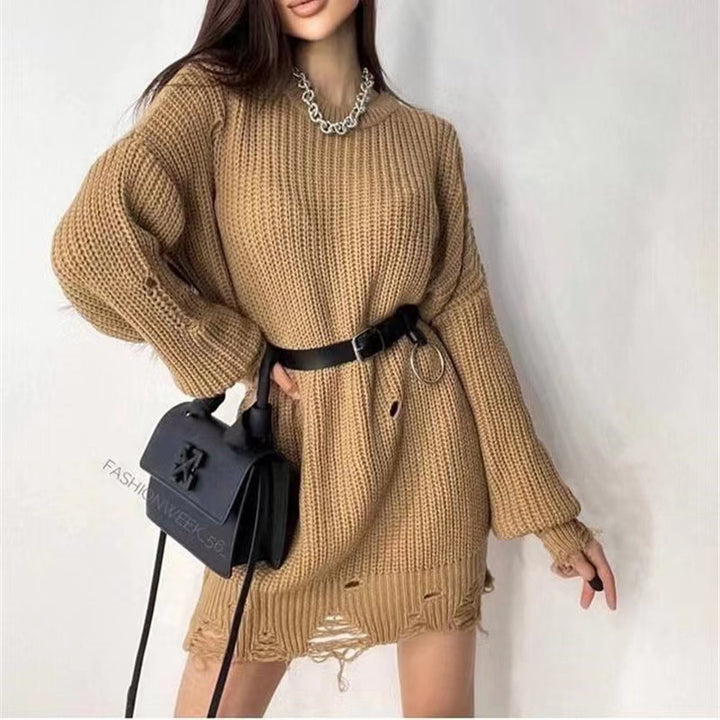 Oversized knit dress for women Lune London