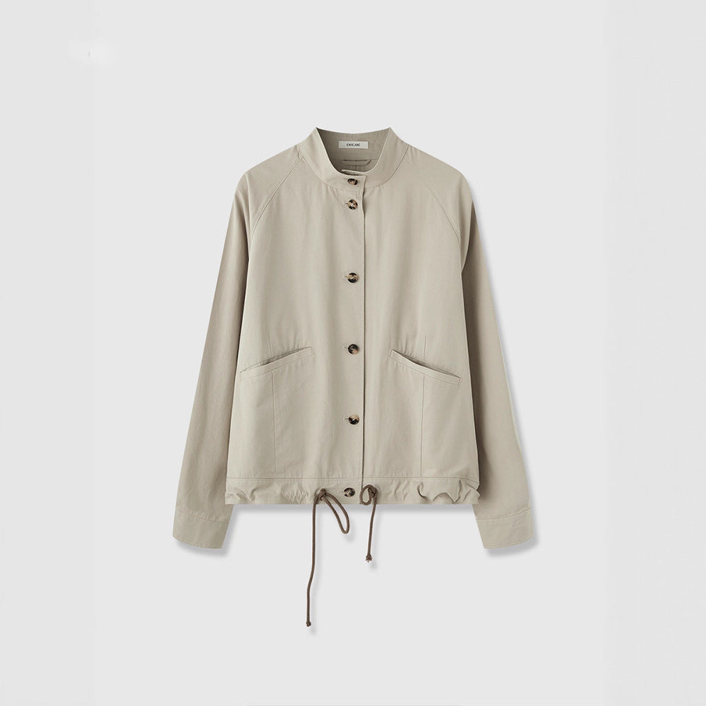Veste de transition pour femmes avec capuche et taille ajustable Chic & Stil