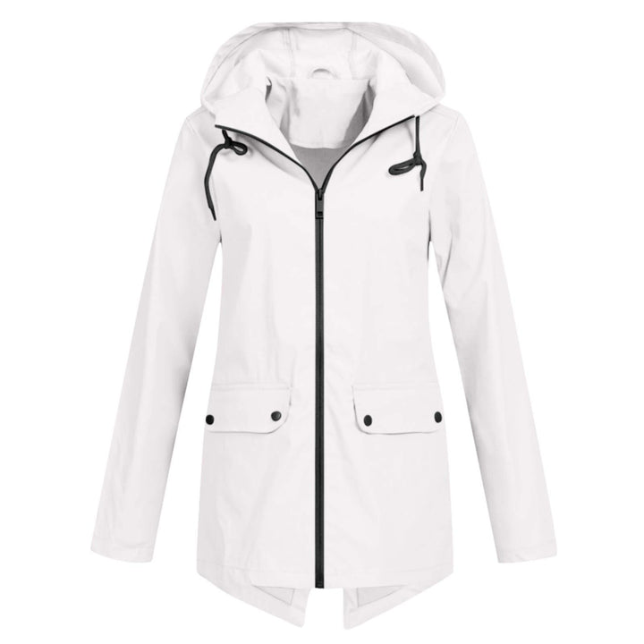 Women's water-resistant transitional jacket with adjustable hood and practical pockets Lune London
