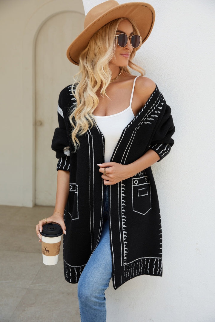Designer-Inspired Knit Coat for Women Lune London