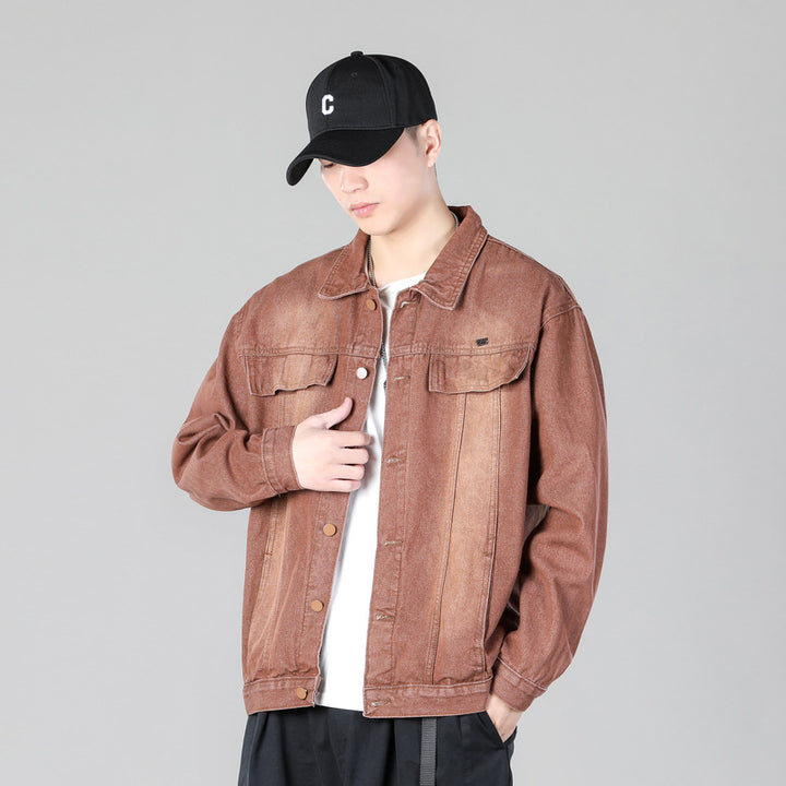 Trendy denim jacket for men with functional pockets and a relaxed fit Lune London