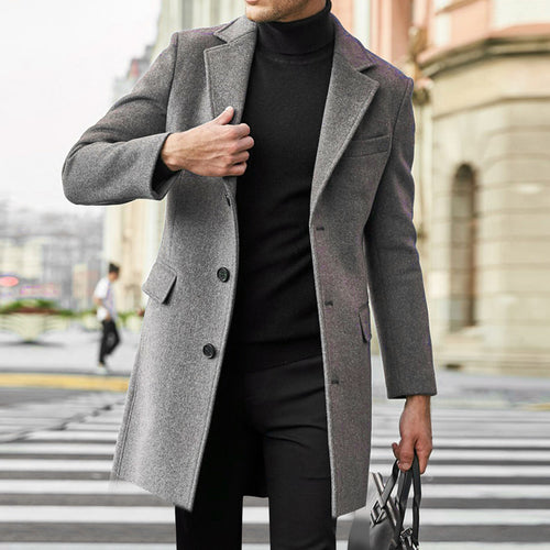 Elegant wool coat for men Amarae