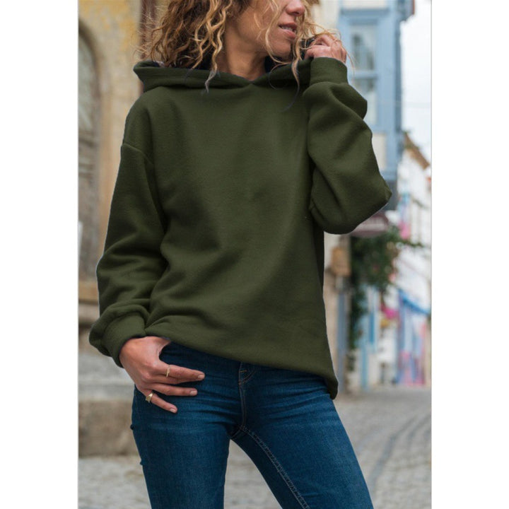 Sweat à capuche surdimensionné pour femmes en polaire douce Chic & Stil